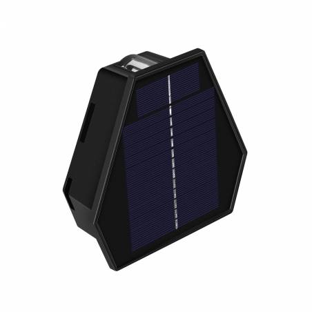 Aplique Solar Diamante Negro 3000K-6000K 120Lm