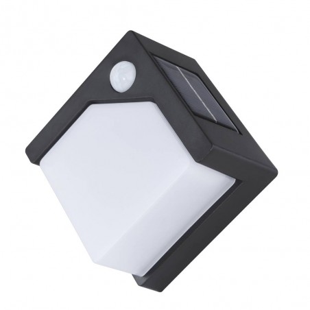 Aplique Solar Fénix con sensor 48LM 3000K