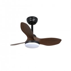 Ventilador Stel Mini S Negro/Madera