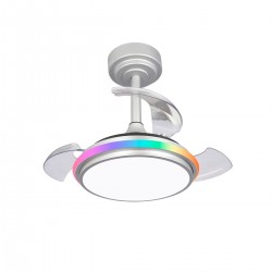 Ventilador Antila Mini XS RGB Plata