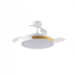 Ventilador retráctil Movic Blanco/Madera