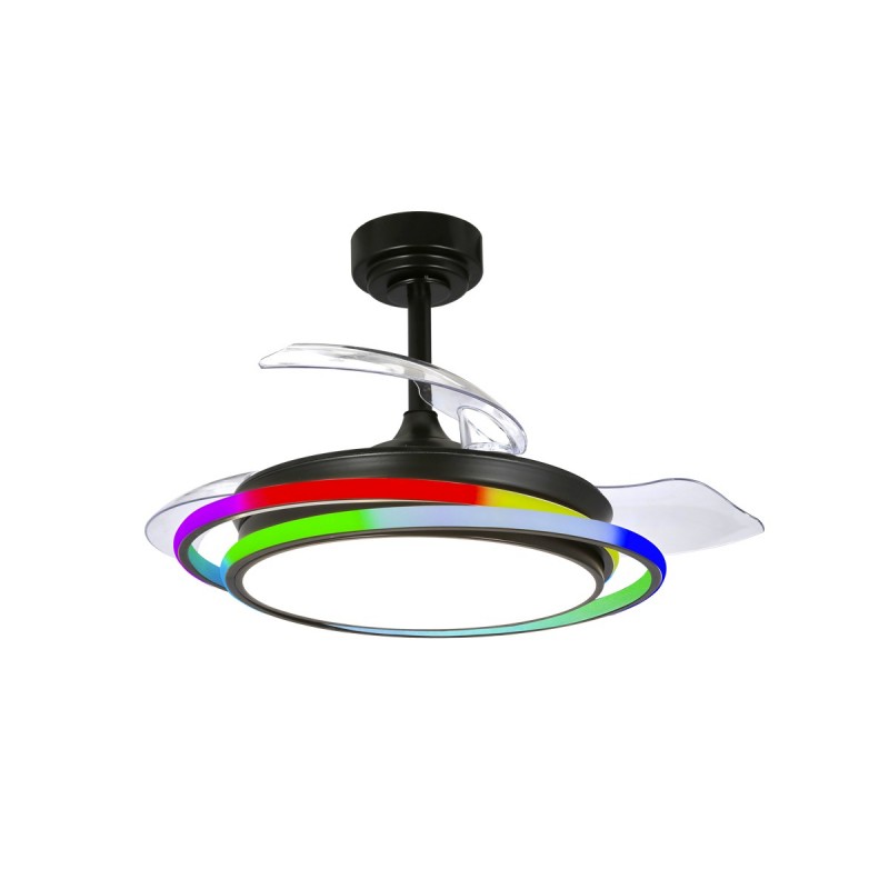 Ventilador Antila Mini RGB Negro