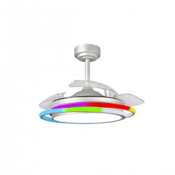 Ventilador Antila Mini RGB Plata