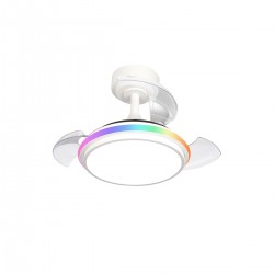 Ventilador Antila Mini XS RGB Blanco