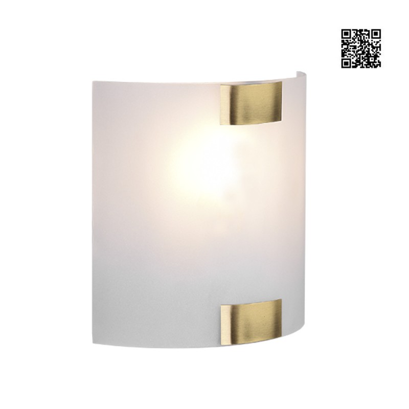 Aplique de pared Pura Bronce Viejo 1XE27