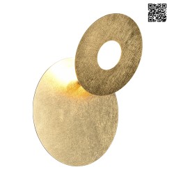 Aplique de pared Leano Oro Circular