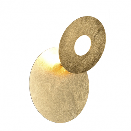 Aplique de pared Leano Oro Circular